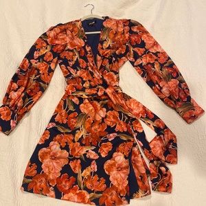 Alexa Admor Floral Wrap Dress